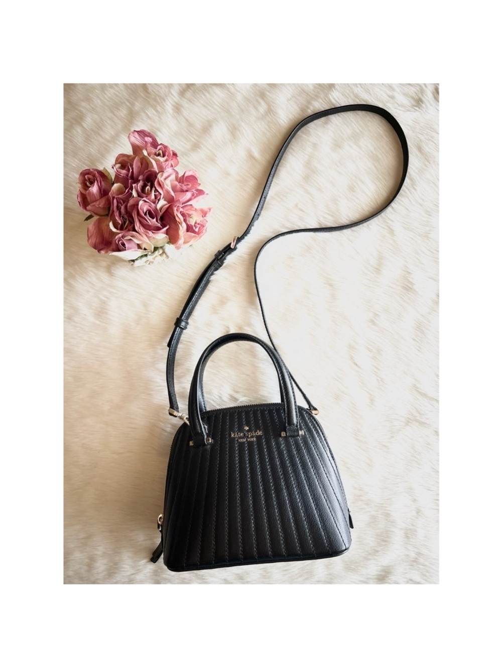 Kate Spade Patterson Drive Quilted MINI Dome Satchel Purse